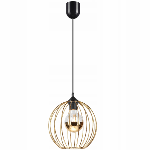 Lamkur Zoya 45139 závěsná lampa moderní loft kovová klec ...