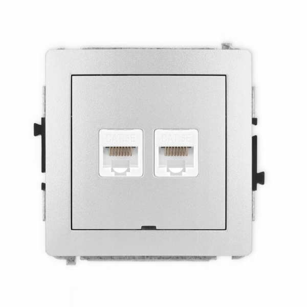 Karlik Dvojitá počítačová zásuvka 2xRJ45 Deco 7DGKBO-2 ka...
