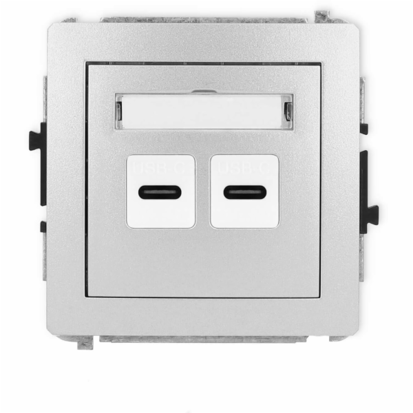 Schneider Electric USB zásuvka Karlik Deco 7DGUSB-8 dvoji...