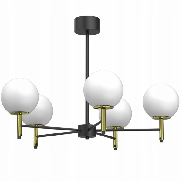 NoName Závěsná lampa Luminex Awinion 1654 6x15W E27 černá...
