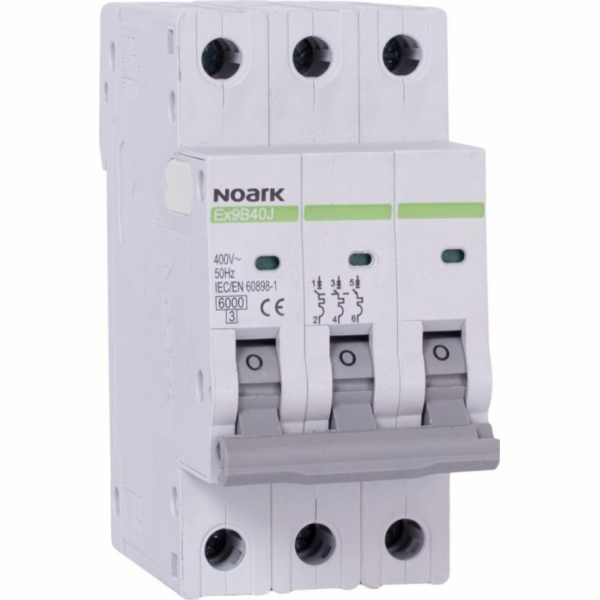 Noark NOARK Slim jistič, 6 kA, charakteristika B, 10 A, 3...