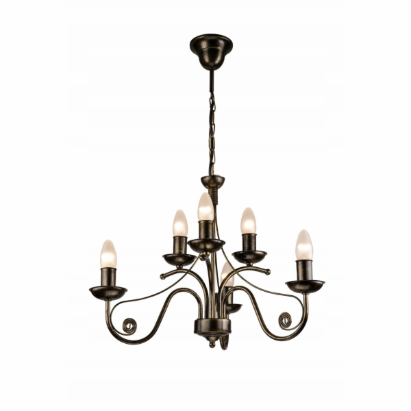 Lamkur Závěsná lampa Donato 24451 6x40W E14 černá