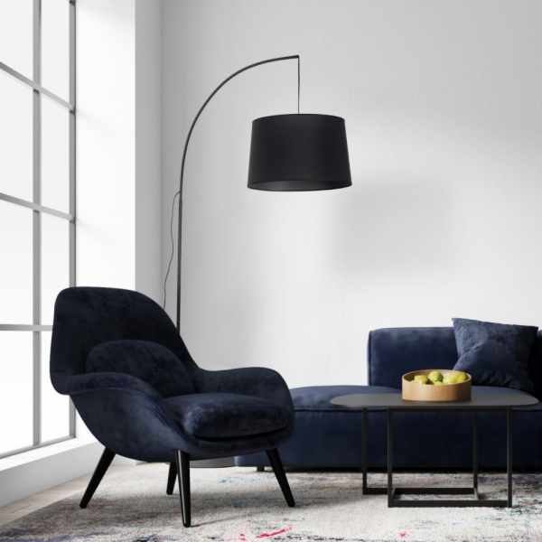 TK Lighting Stojací lampa Orta 5417 1x15W E27 černá