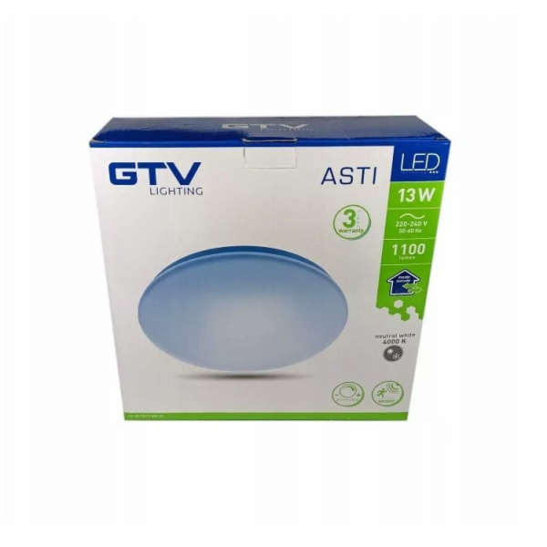 GTV Stropní svítidlo s mikrovlnným pohybovým senzorem AST...