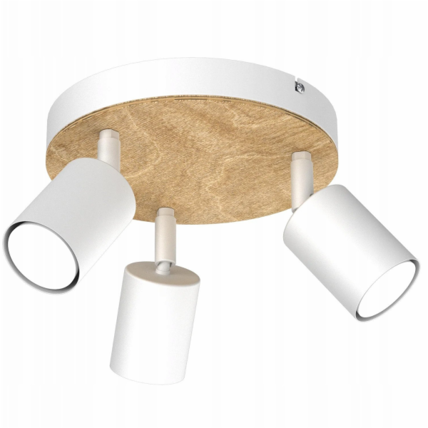 Luminex Tulon 593 stropní bodová lampa 3x8W GU10 bílá/dře...
