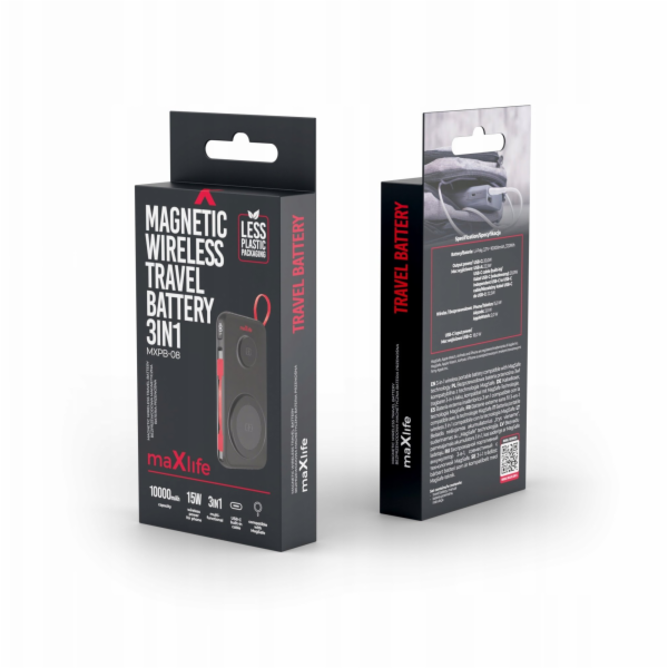 MaxLife Externí dobíjecí baterie MXPB-08 10000 mAh
