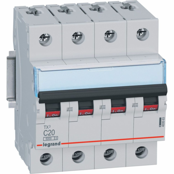 Legrand Jistič S304 C20 TX3 20A 6kA 403563