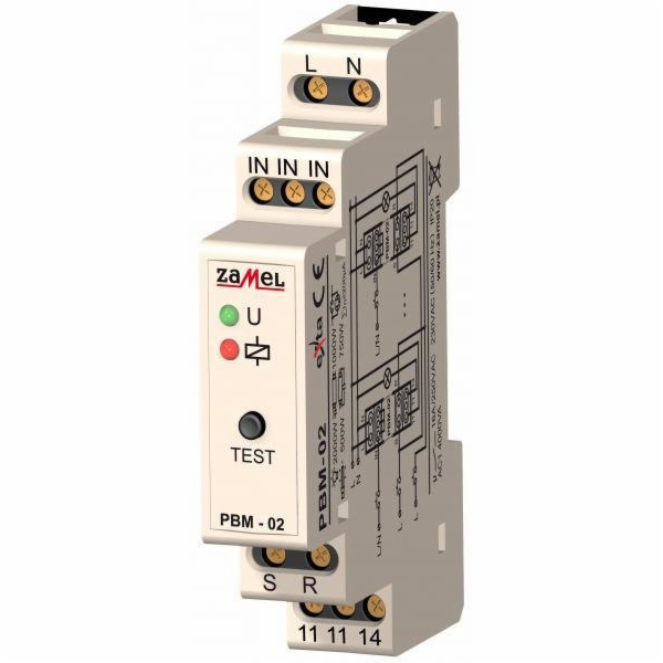 Zamel Bistabilní relé 16A 230V AC (PBM-02)