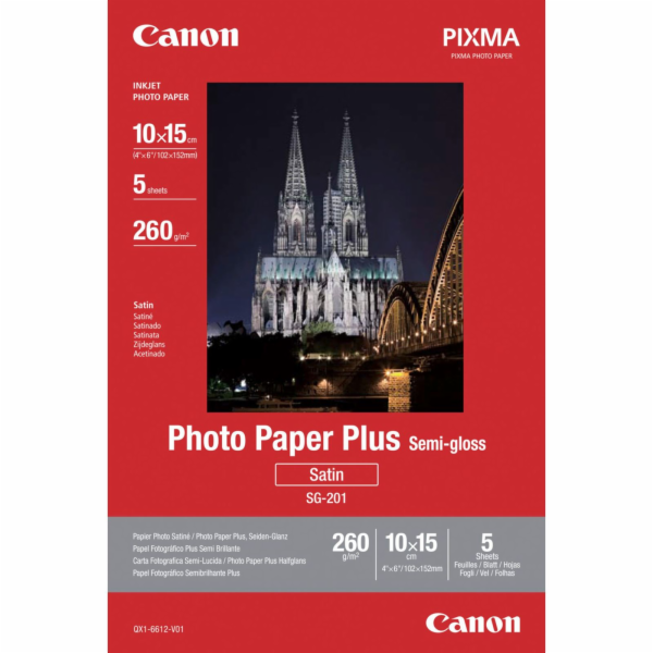 Canon PAPÍR SG-201 10x15 5SH
