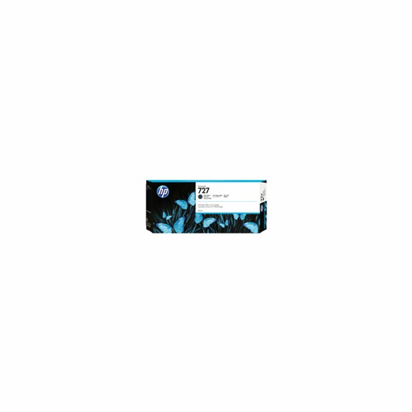 HP 727 Black matte DJ Ink Cart, 300 ml, C1Q12A