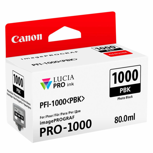 Canon PFI-1000 PBK photo cerna