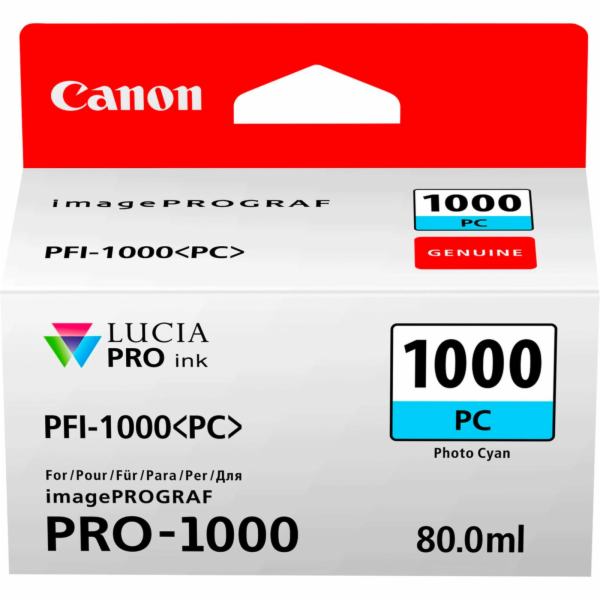 Canon PFI-1000 PC photo modra