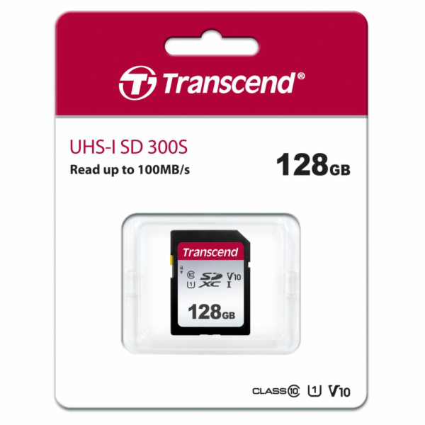 TRANSCEND SDXC karta 128GB 300S, UHS-I U3 V30 (R:100W:25 ...