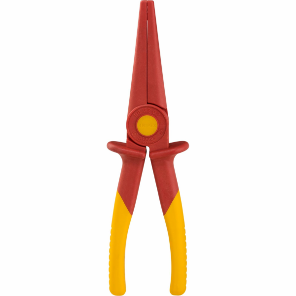 Knipex Flachrundzange aus Kunststoff 98 62 02 (rot/gelb, ...