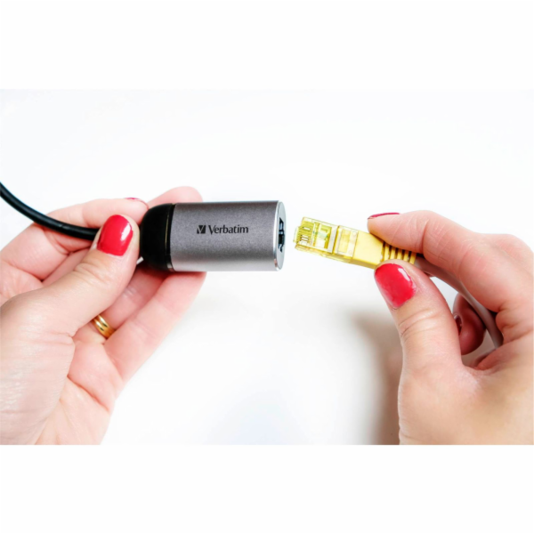 Verbatim USB-C GIGABIT Adapter Ethernet 10 cm kabel