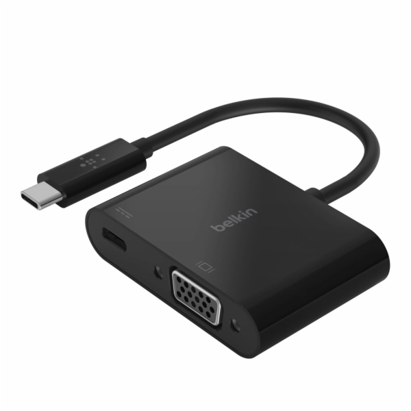 Belkin USB-C auf VGA-Adapter 60W PD, schwarz       AVC001...