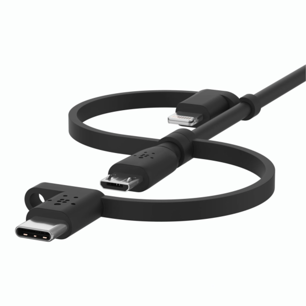 Belkin BOOST Charge univ. kabel 1,2m Lightn./Micro/USB-C ...