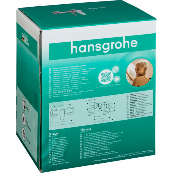 Hansgrohe AP sprchový kout Focus chrom