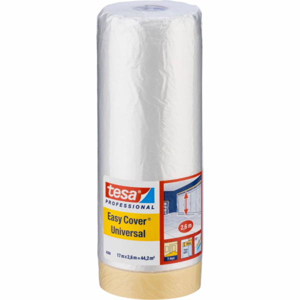 Maskovací fólie Tesa 17m x 2,6m Easy Cov. světlý krém 04368
