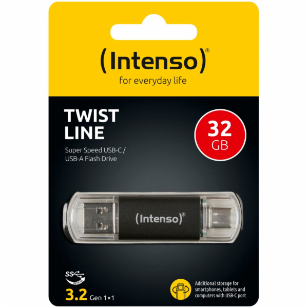 Intenso Twist Line Type-C   32GB USB Stick 3.2 3539480