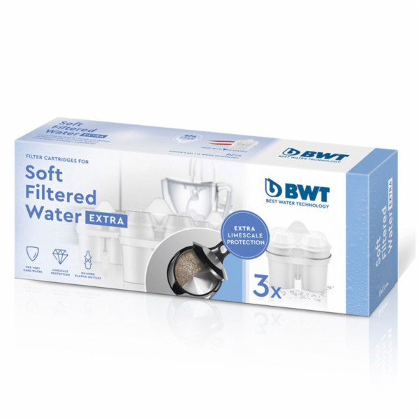 BWT 814873 Balení 3 ks měkké filtrované vody EXTRA