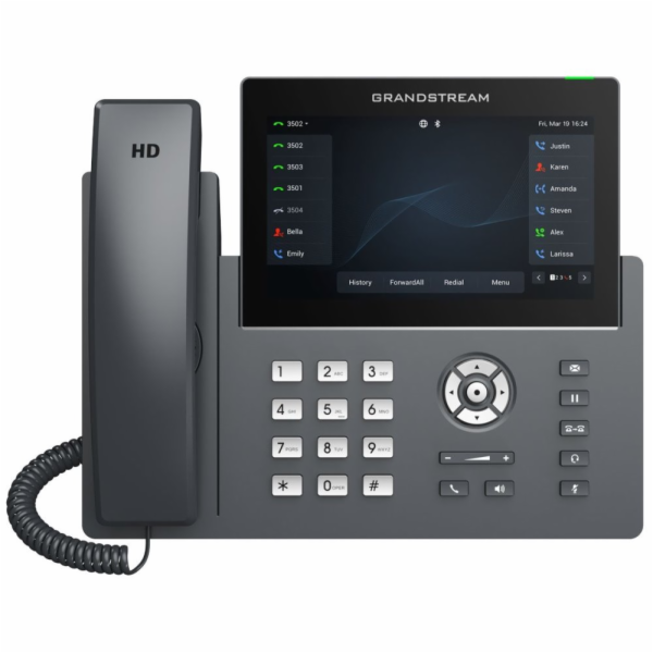 Grandstream GRP2670 VoIP telefon, 6x SIP, barevný 7" disp...