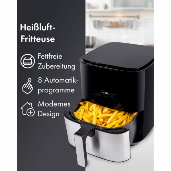 Clatronic FR 3782 H inox Heißluft-Fritteuse