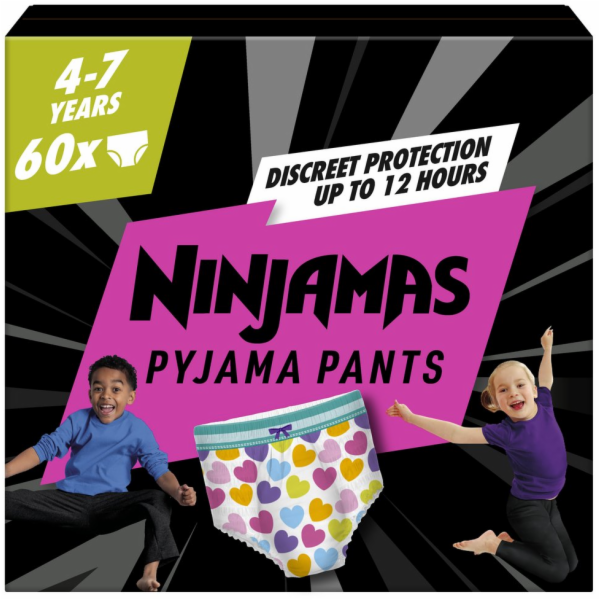 Ninjamas pro dívky 4-7 let