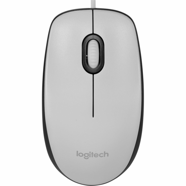 Logitech myš Corded M100, bílá, EMEA