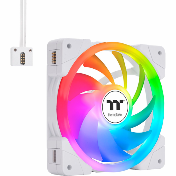 SWAFAN EX12 ARGB Sync PC Cooling Fan White TT Premium Edi...