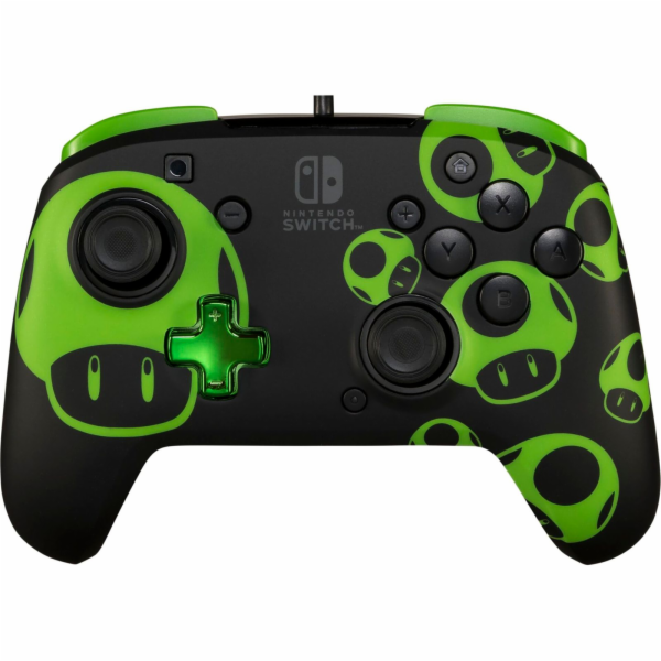 PDP Rematch Wired Controller 1Up Glow in The Dark for Nin...