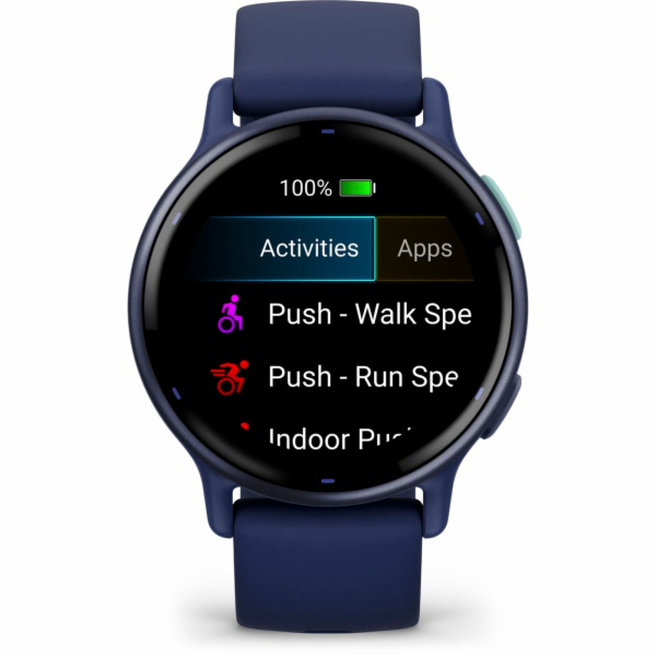 Garmin vívoactive 5 (königsblau/blau metallic, 42 mm, Sil...