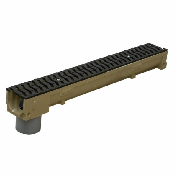 Drenážní žlab s trubkou O 110 mm Stora Drain Self, 1 m
