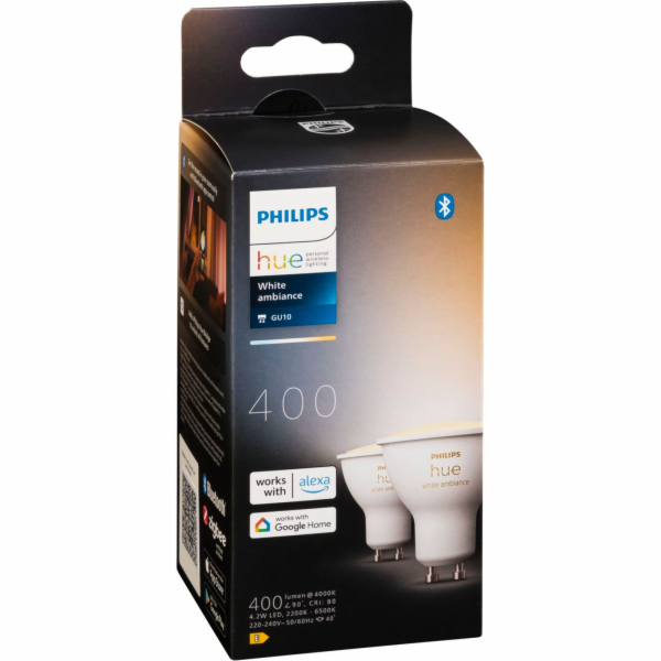 Philips Hue White Ambiance GU10 Smarter Sport Doppelpack