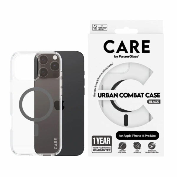 CARE by PanzerGlass Urban Combat - Zadní kryt pro mobilní...