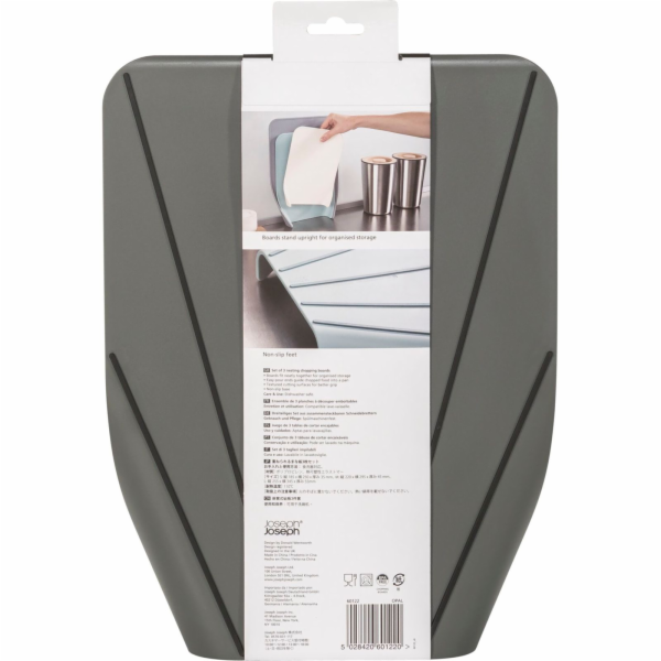 Joseph Joseph Nest Chop 3-piece Grey Chopping Board Set