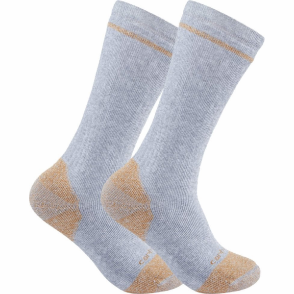 Carhartt Ponožky Carhartt Midweight Cotton Blend 2x šedé