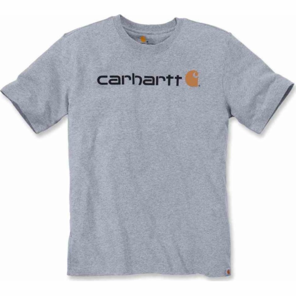 Carhartt Tričko Carhartt Core Logo šedé