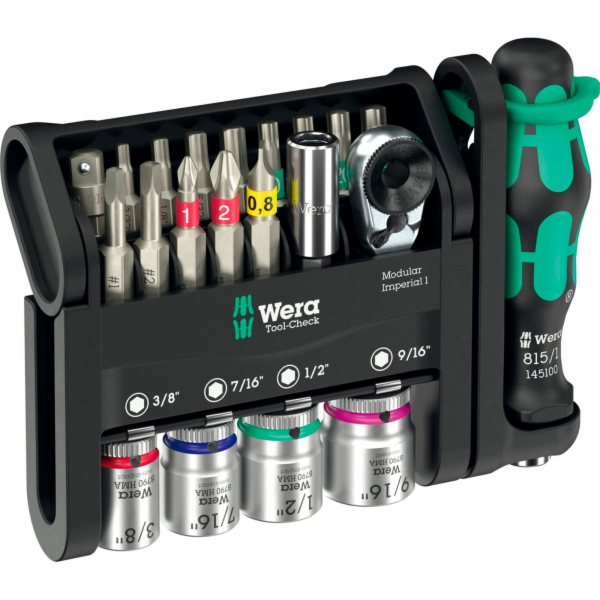 Wera Tool-Check Modular Set Imperial 1, mit 3 Werkzeugmod...