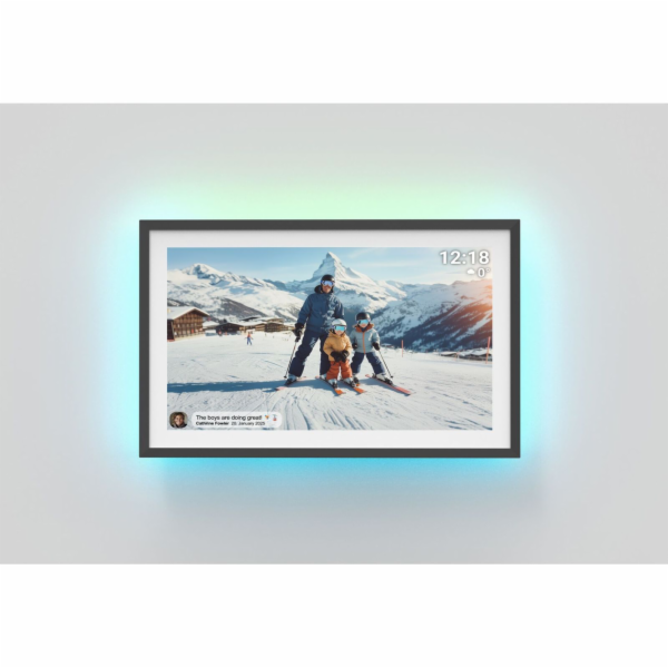 Denver Fotorámeček PFF-1081 s FRAMEO a podsvícením, černý