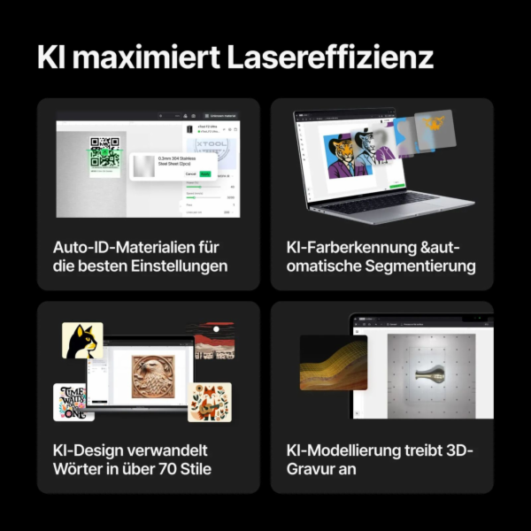 Laserový gravírovací stroj 2 v 1 xTool F2 Ultra