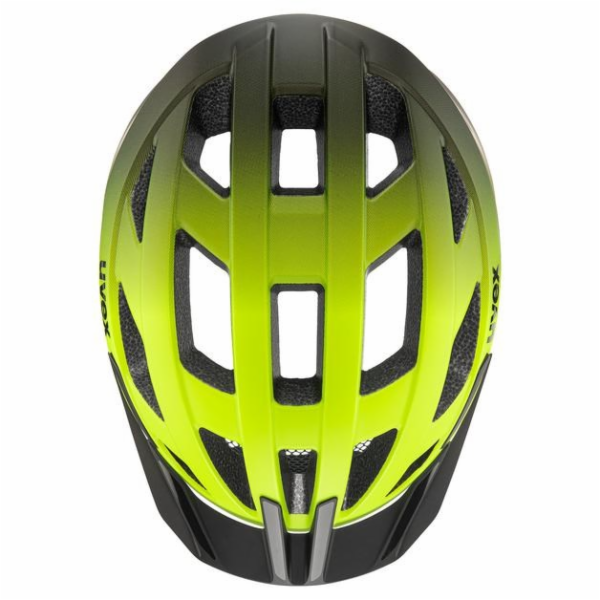 Cyklistická helma UVEX I-vo 2 56–60 cm, neonově žlutá/čer...