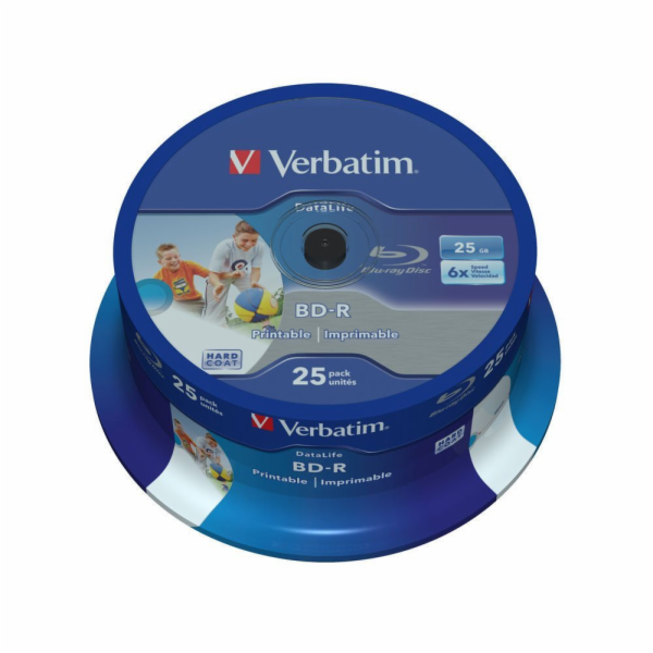 VERBATIM BD-R SL Datalife HTL (25-pack)Blu-Ray/Spindle/6x...