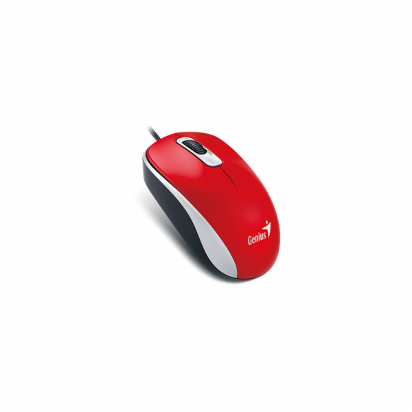 GENIUS myš DX-110, drátová, 1000 dpi, USB, červená