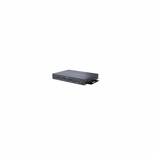 PREMIUMCORD HDMI 4 vstupy - 1 výstup, multi zobrazovací s...