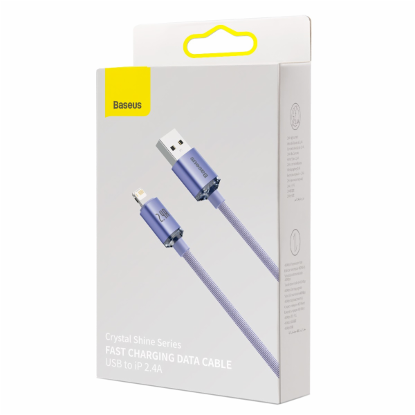 Baseus Crystal Shine kabel USB na Lightning, 2,4A, 2m (fi...