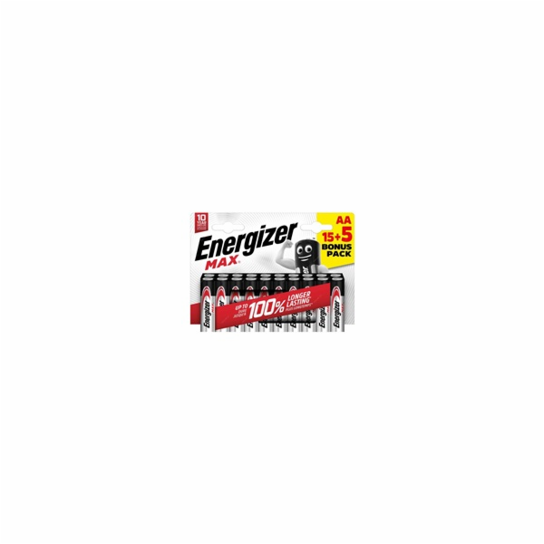 Energizer MAX - Tužka AA/15+5 zdarma