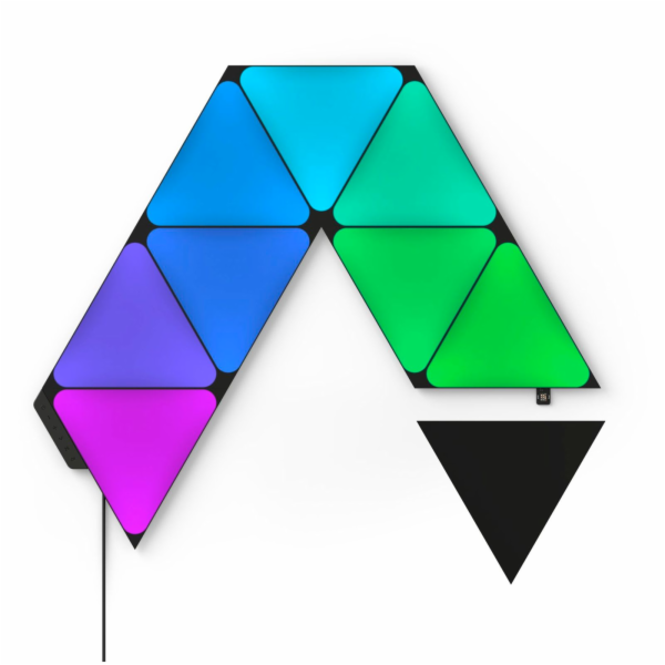 Nanoleaf Shapes Triangles Ultra Black Edition Starter Kit...