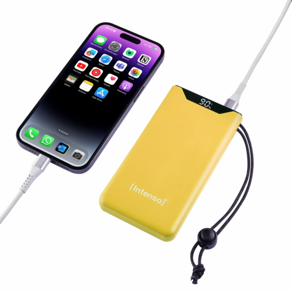 INTENSO F10000, Powerbanka 10000 mAh, žltá