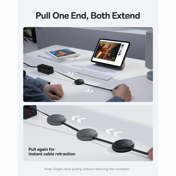 Baseus Free2Pull Mini Charging Cable USB-C USB-C 60W 1m B...